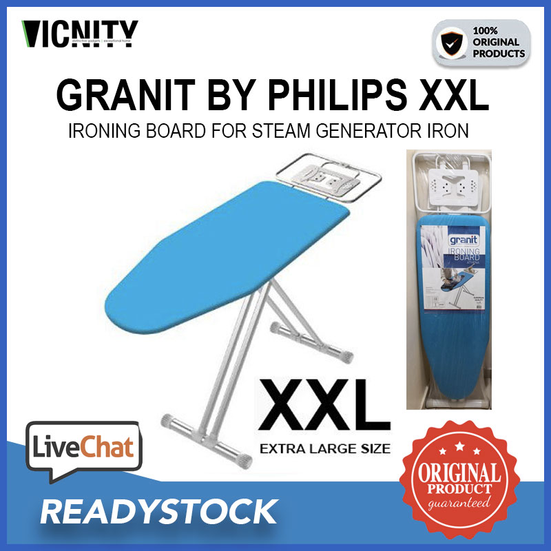 Philips Ironing Board XXL GC221 Designed For Steam Generators / Granit