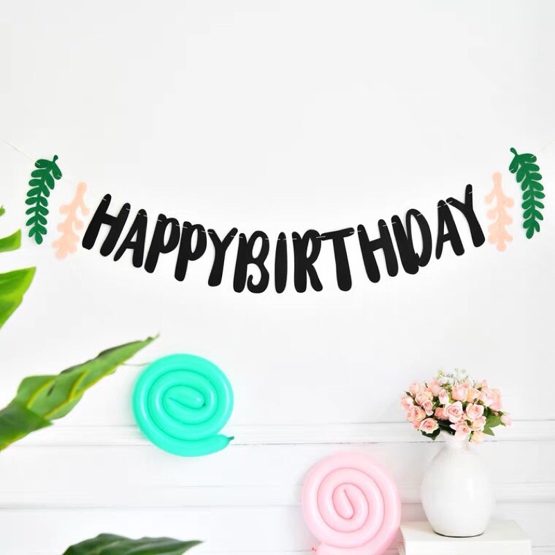 Dây cờ Hpbd kèm lá cho bé gái