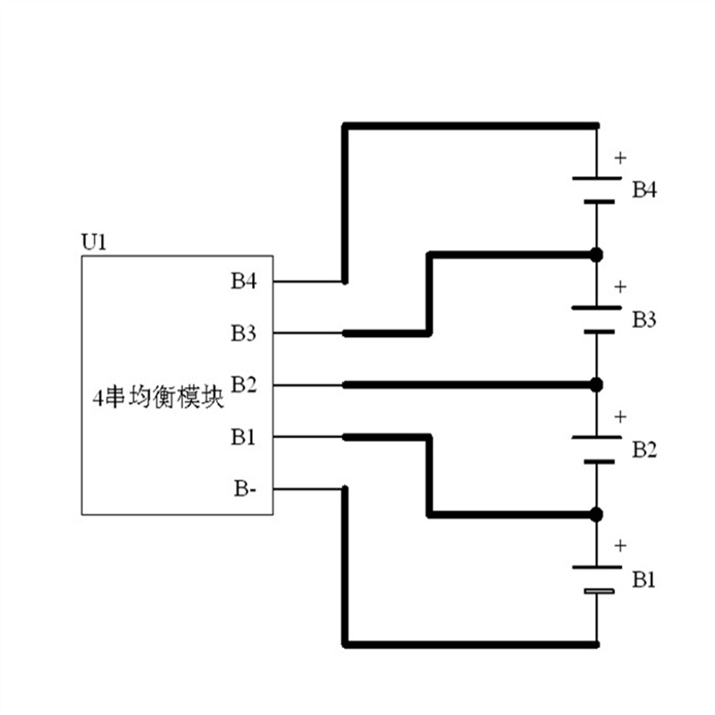 4S 5A Whole Group Balancer Active BMS Board Lithium Lipo Lifepo4 Battery Equalizer Energy Transfer Capacitor