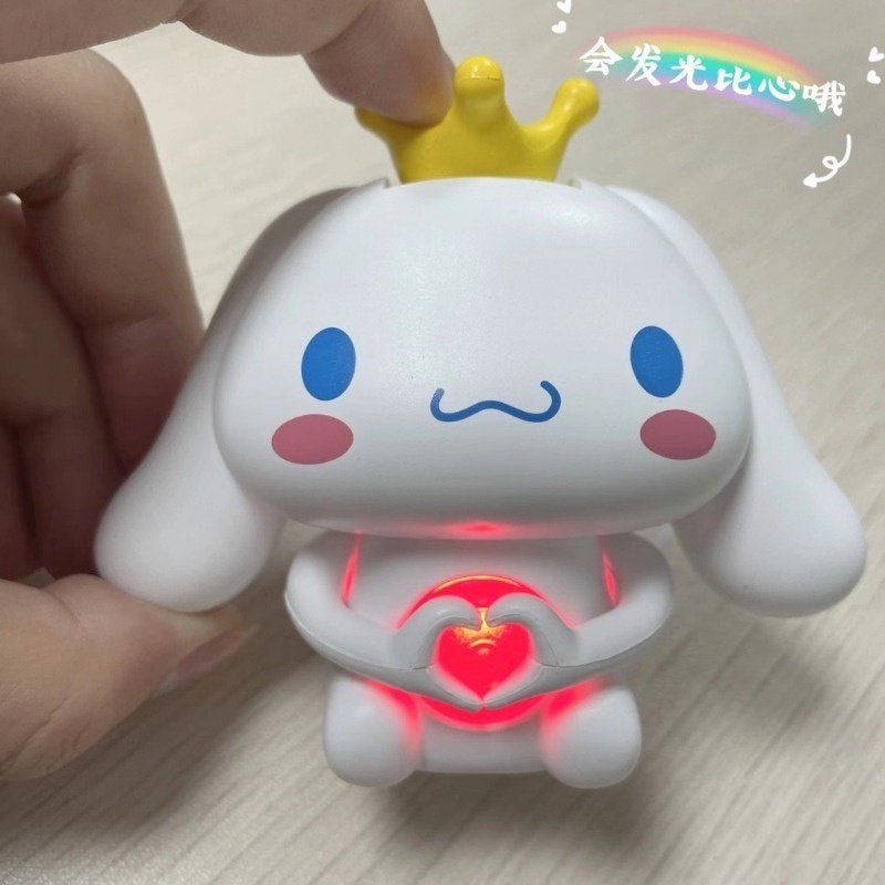 Cinnamoroll Đồ Chơi Hình Trái Tim Phát Sáng