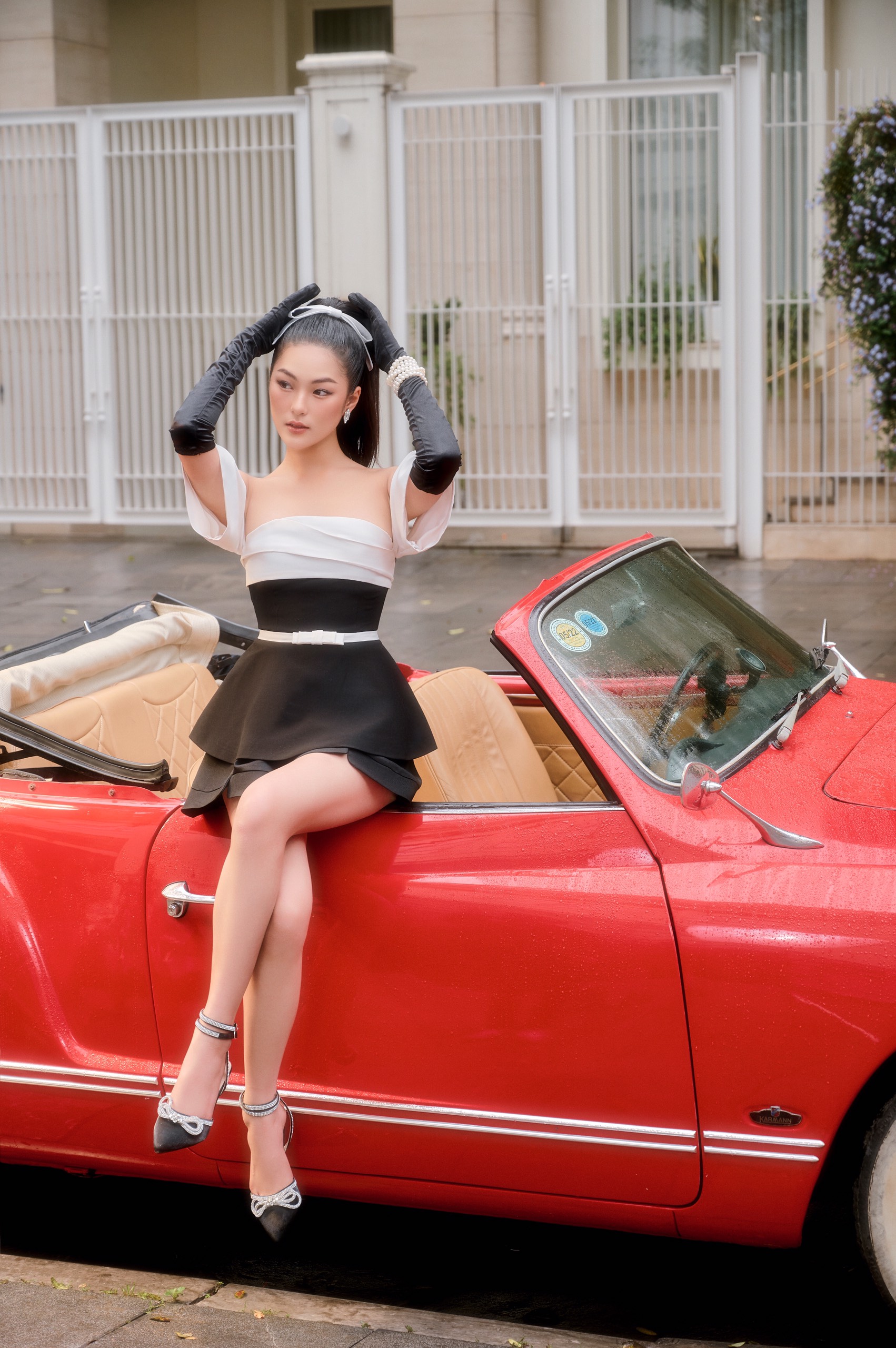 Anna Peplum Top - Áo peplum trễ vai