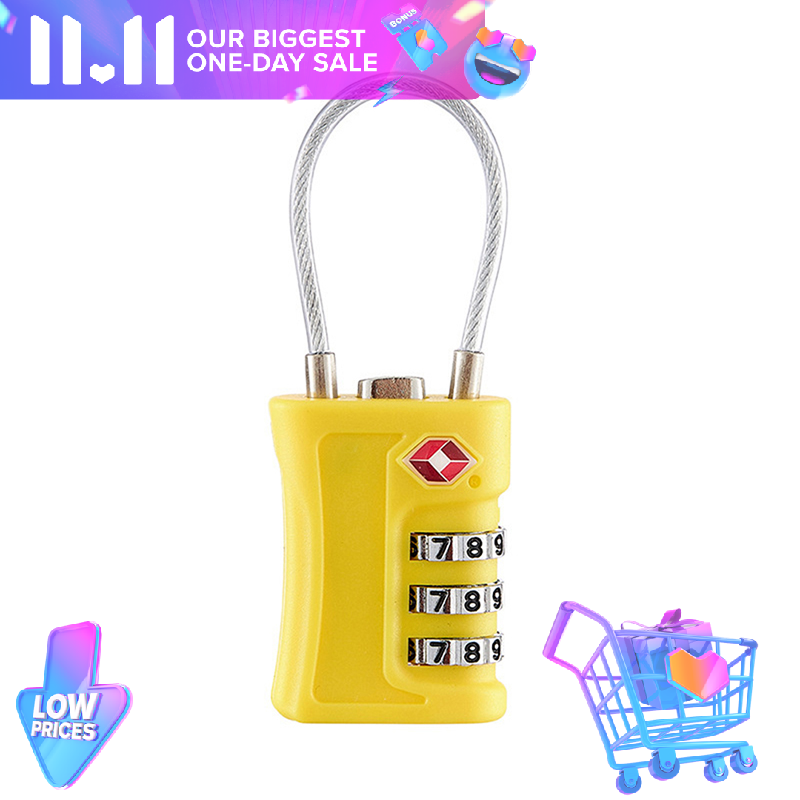 💖MUXI Tsa ổ khóa thông minh kết hợp khóa cho du lịch hành lý Vali Chống Trộm ổ khóa