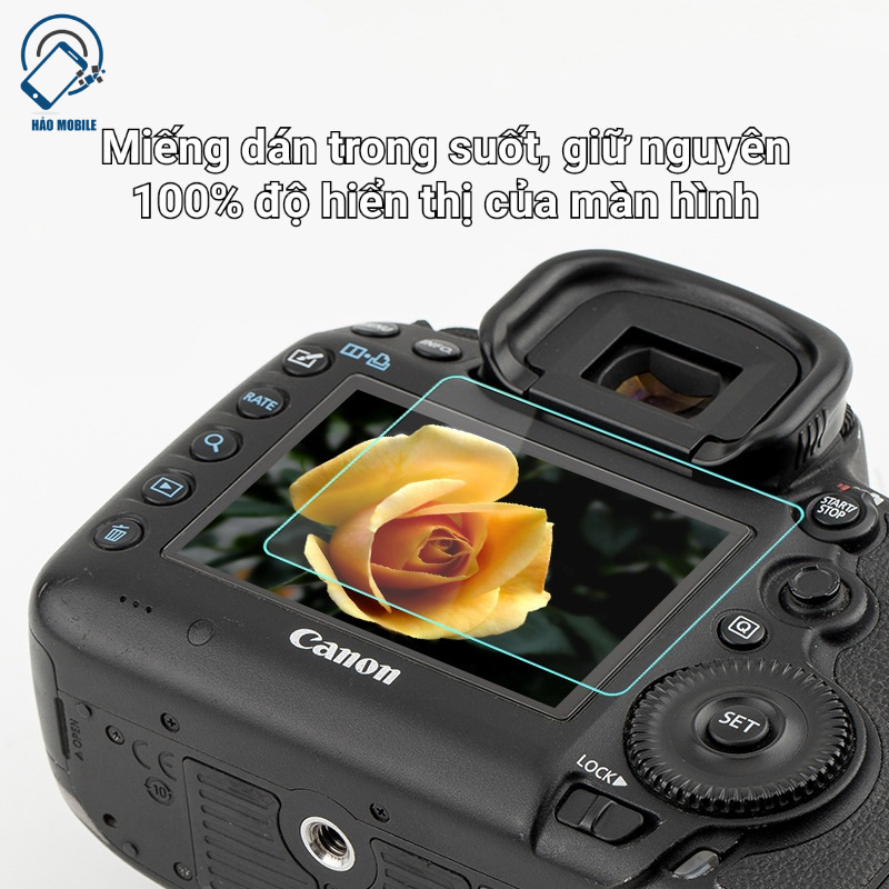 Kính cường lực dẻo cho Máy Ảnh Canon ( đủ loại )