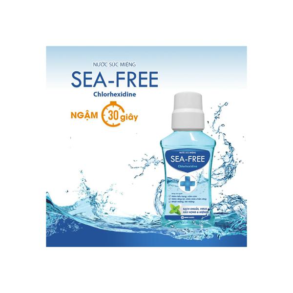 Nước súc miệng diệt khuẩn Seafree Chlorhedixine 250ml/chai