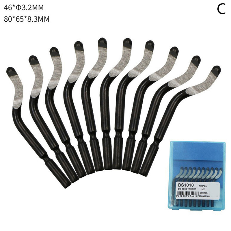 Hand Deburring and Trimming Knife Scraper NB1100 Edger Chamfering and Trimming Tool Rotary Deburr Blades Kit for Steel, Copper, Aluminum, Wood and Plastics. 