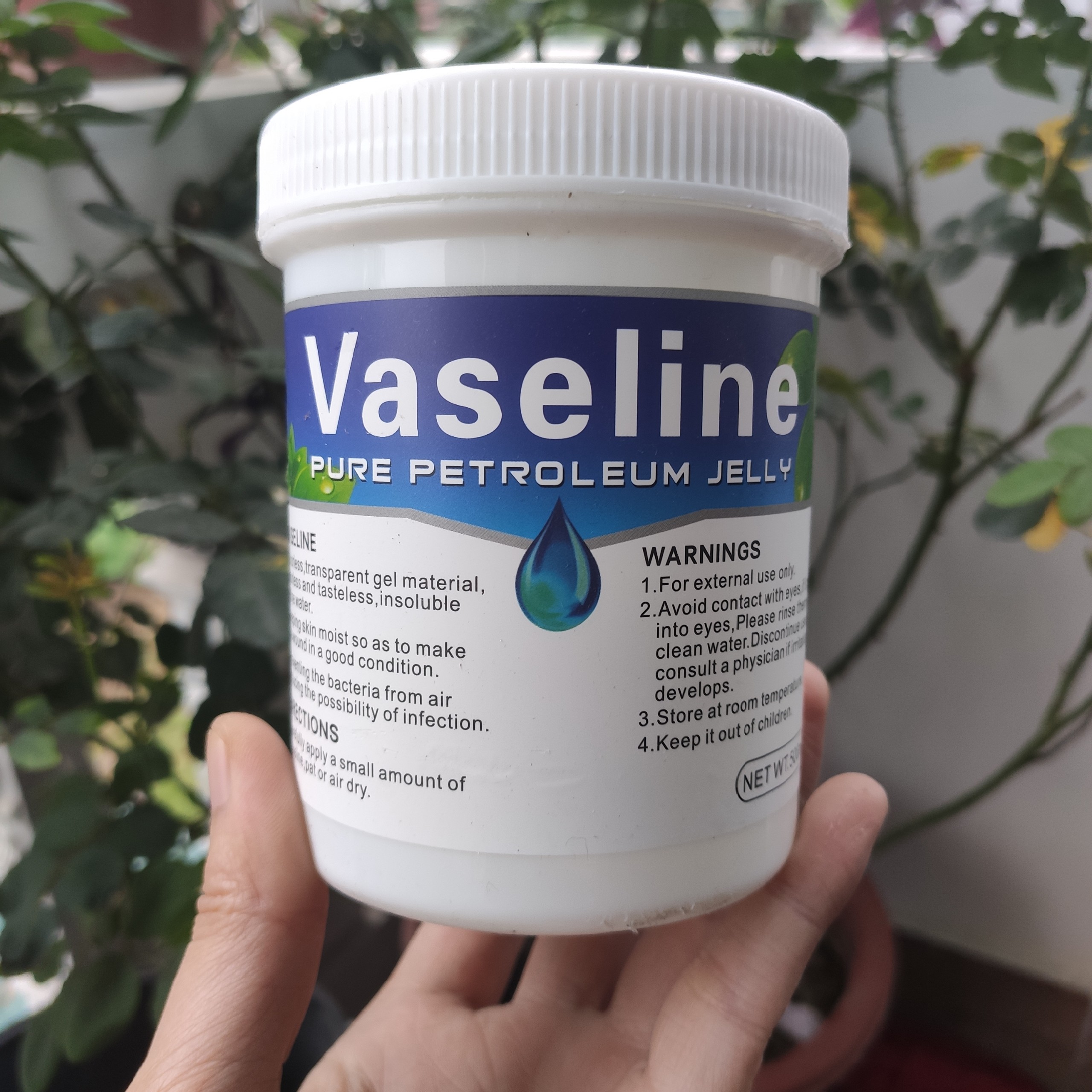 Vaseline trắng 500gr lau mực xăm