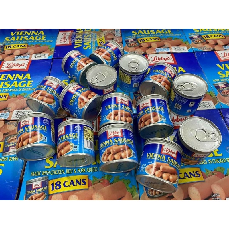 [Date 2024] COMBO 5 LON XÚC XÍCH MỸ LIBBYS 130G/LON - HÀNG CHUẨN