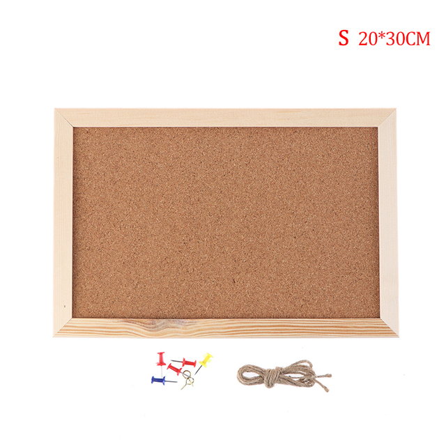 Message Cork Board Wood Frame Whiteboard Drawing Boards Combination