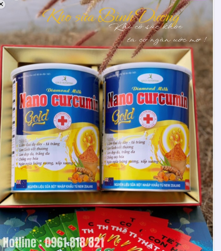 [TẶNG 02 HỘP 150GR_ Date 2026 ]  Combo 2 hộp 900gr sữa nghệ  nano