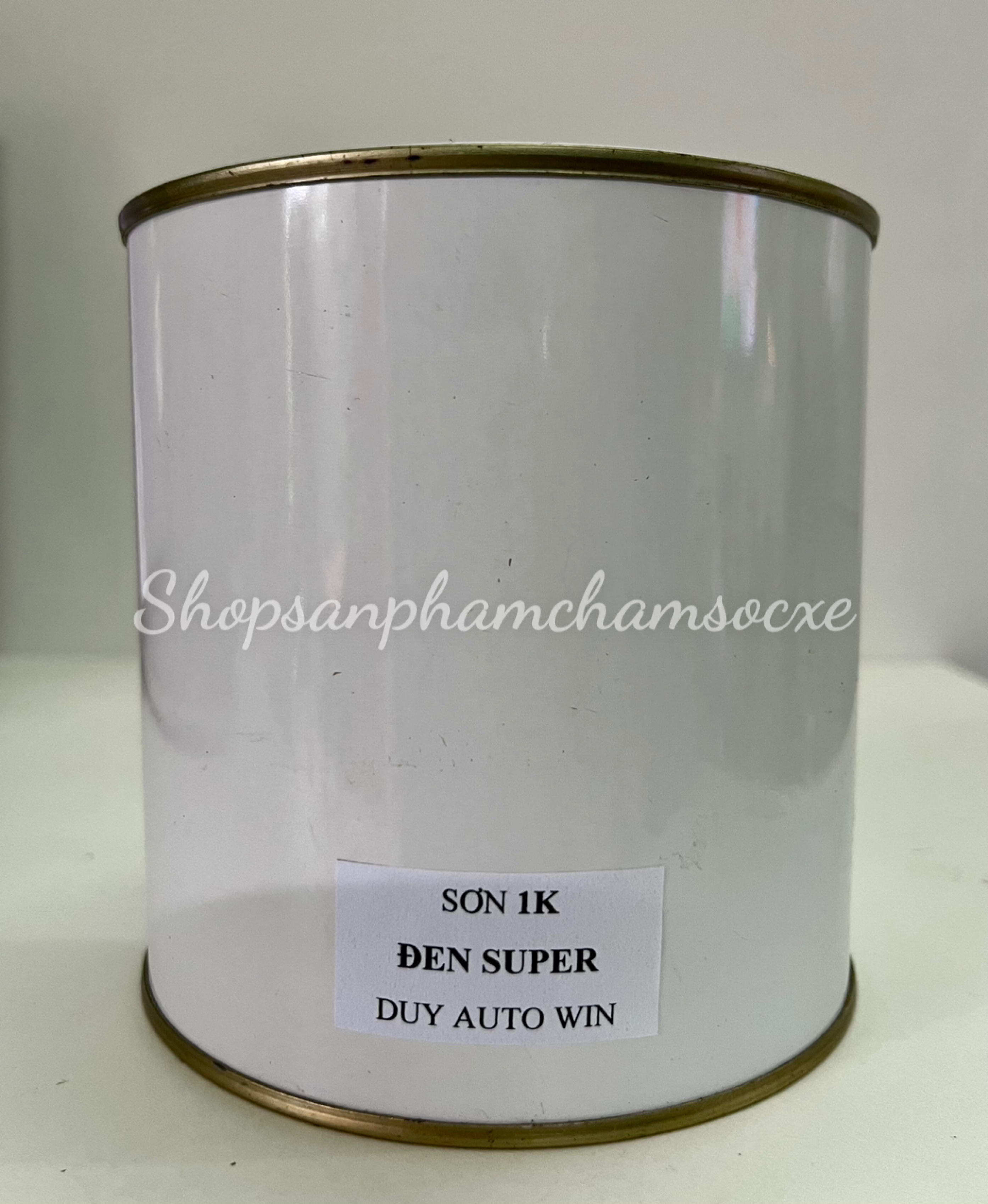 Đen super 1k - sơn xe máy lon 0.5kg và 1kg