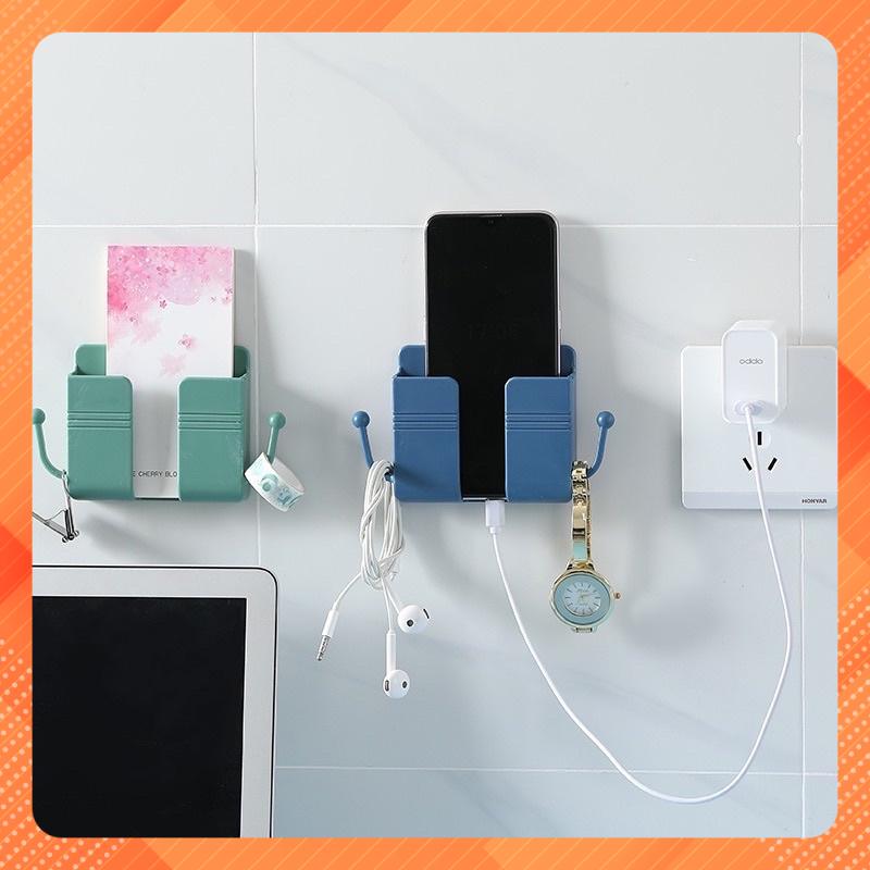 Kệ để điện thoại có móc treo kèm miếng dán cực chắc