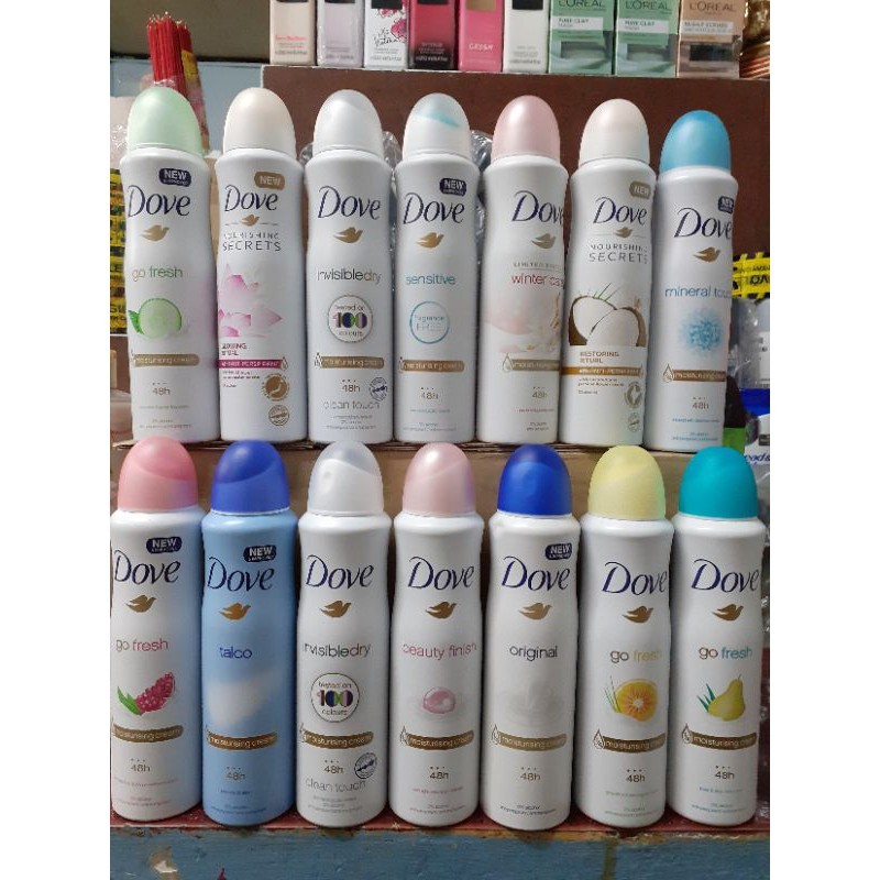 Xịt Khử Mùi Dove Go Fresh 150ml