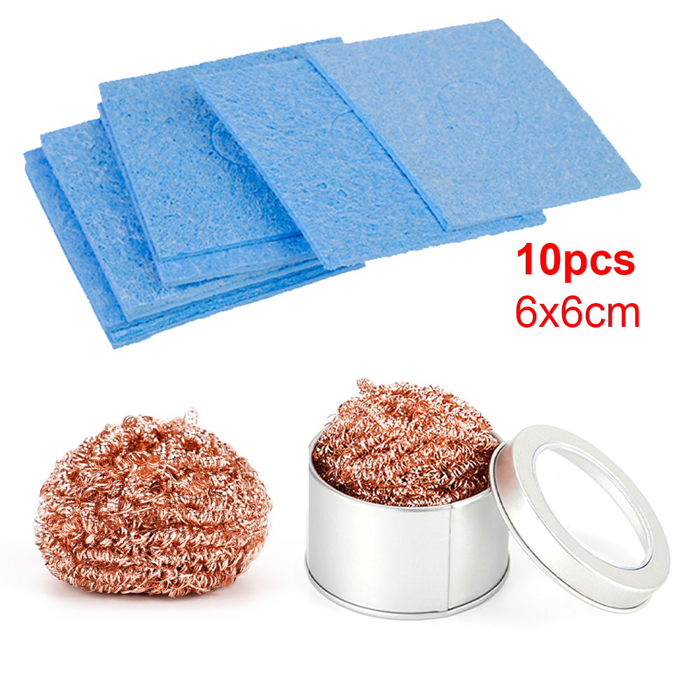 Soldering Tip Cleaning Cleaner Sponge Desoldering Welding Mesh Filter