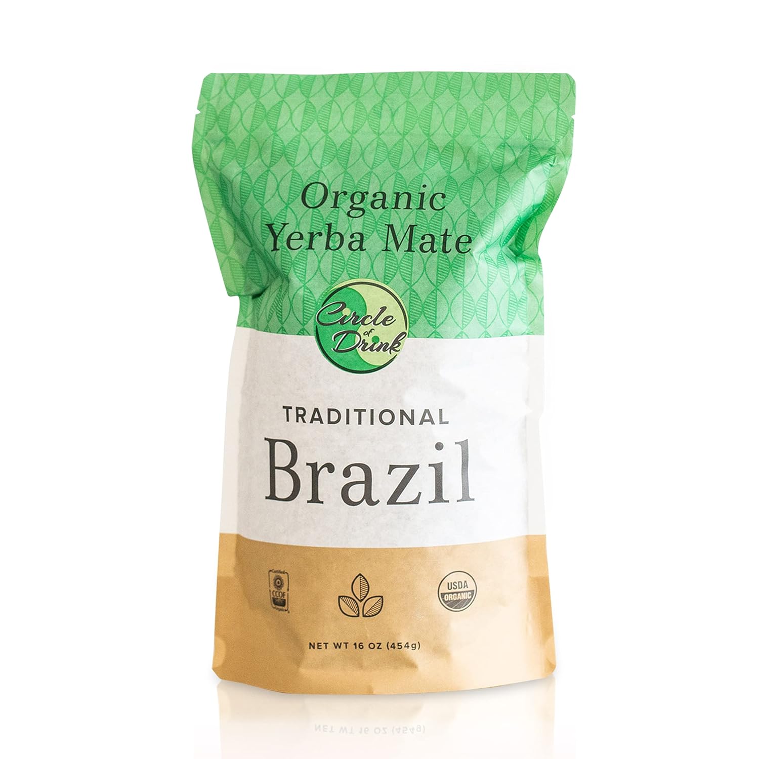 ECOTEAS Organic Yerba Mate, Unsmoked, Green Energy Loose Tea (16 Oz - View #5