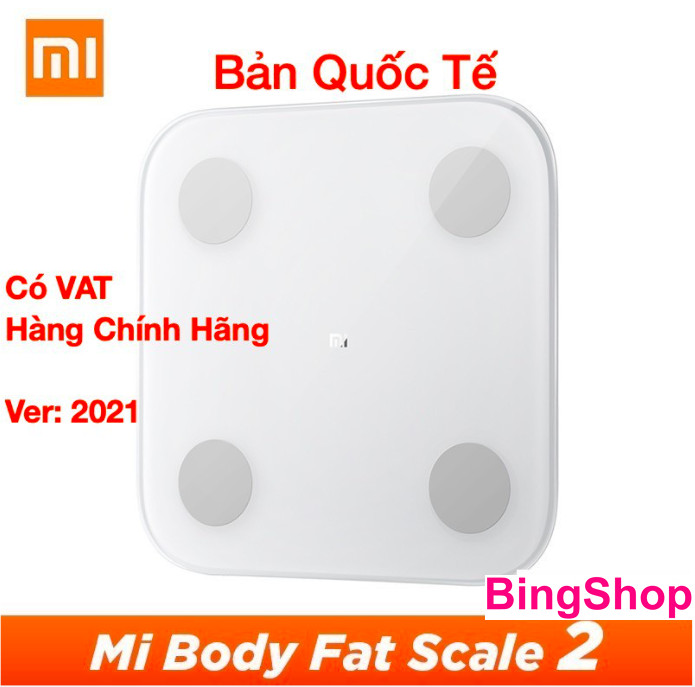 Bản Quốc Tế Cân Sức Khỏe Điện Tử Thông Minh XIAOMI Body Fat Scale tester 2