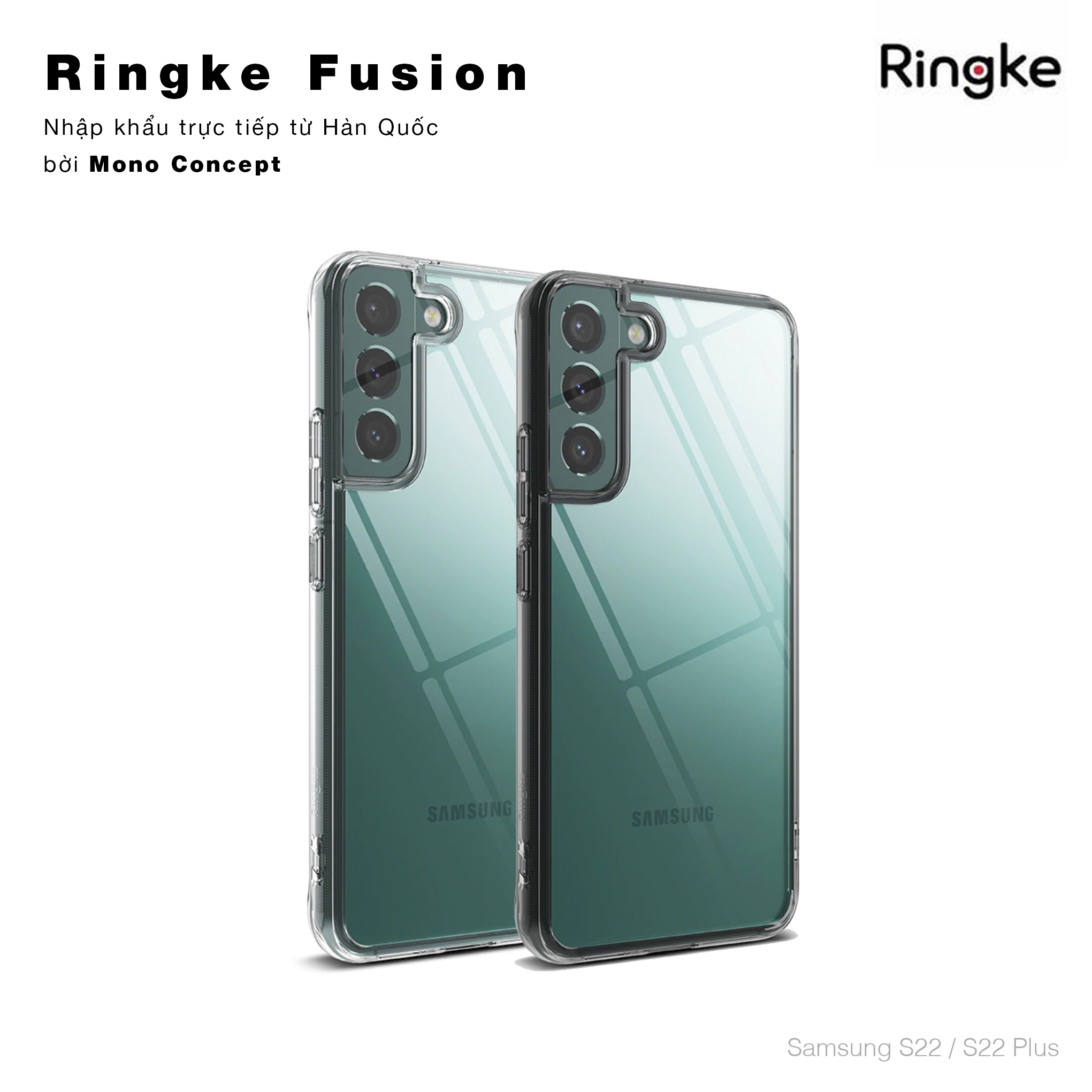 Ốp Lưng Samsung S22 - Ringke Fusion