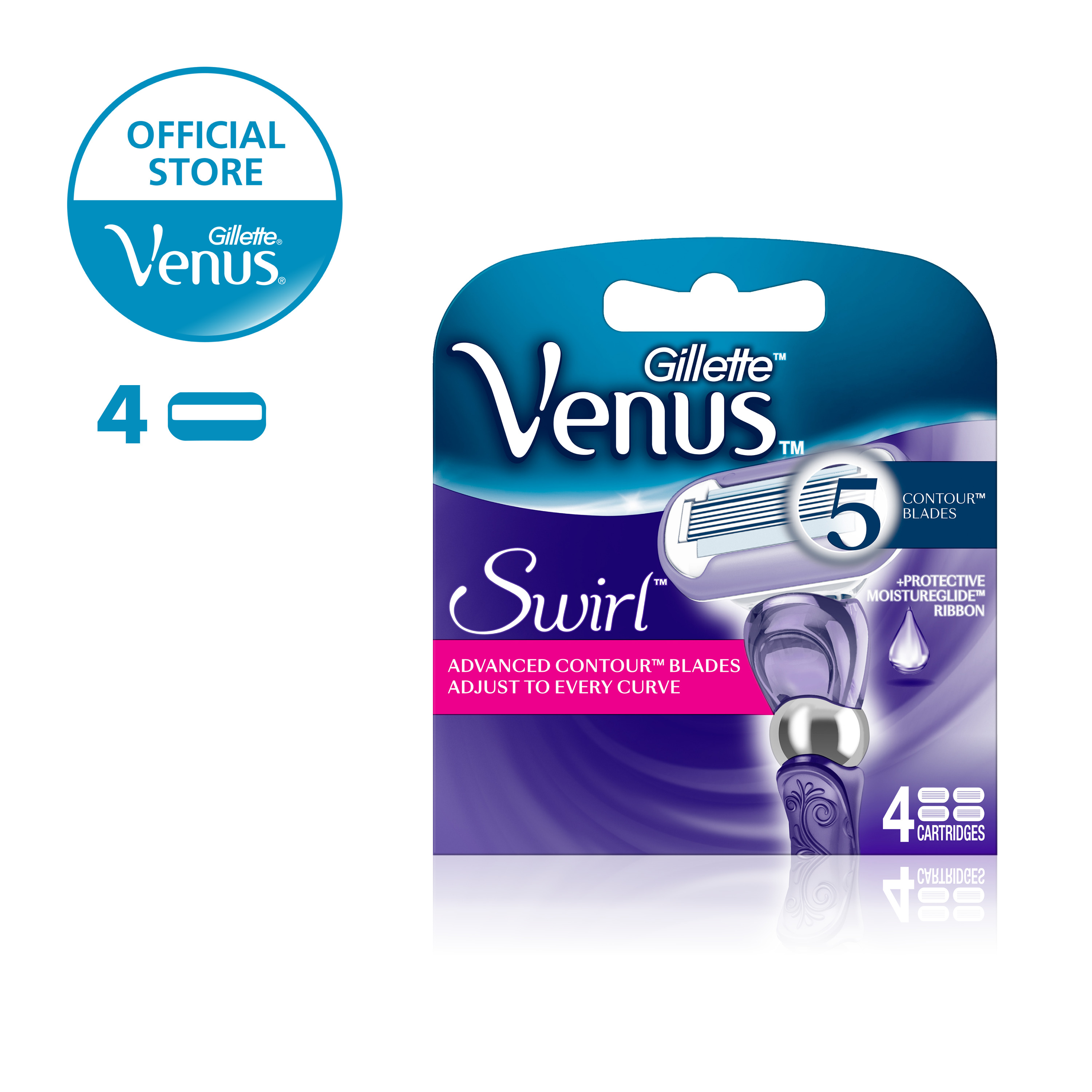 venus swirl refill blades