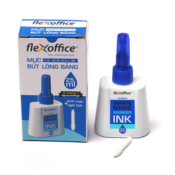 Mực bút lông bảng Flexoffice FO-WBI012 lọ 25ml