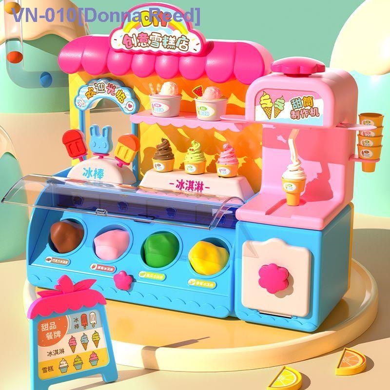☑♂ Children's Toys Creative Ice Cream Shop Ice Cream Machine