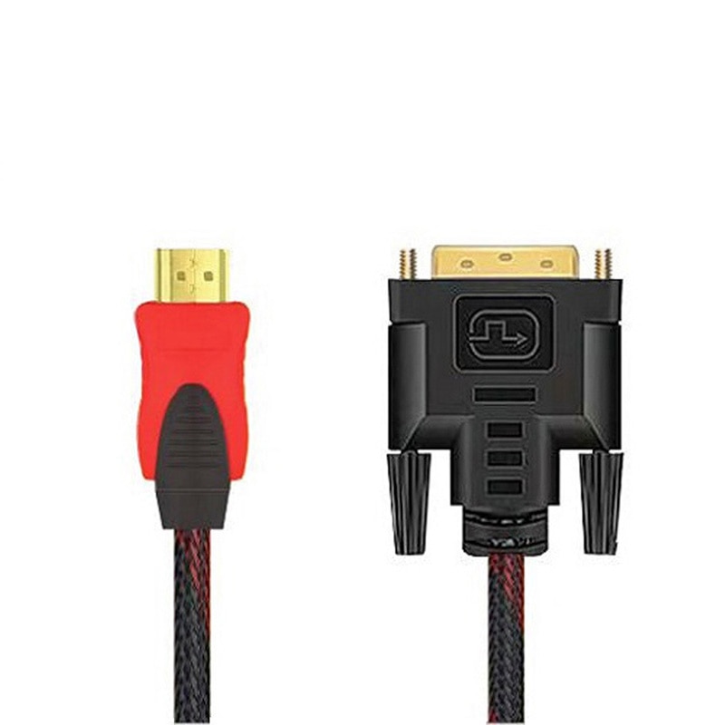 【tasselelf mall】DVI TO HDMI HDMI TO DVI , DVI D Male To HDMI Compatible Cable High Speed HDTV Compatible DVI Cable. 