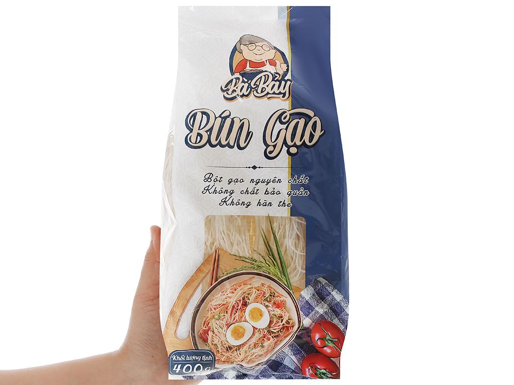 THỰC PHẨM KHÔ - BÚN GẠO LỨT BÀ BẢY 400GR