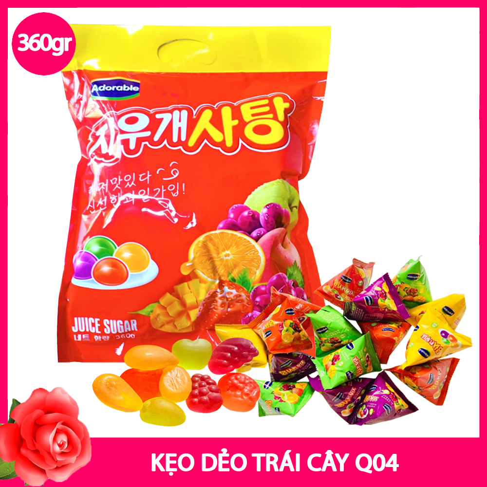 Kẹo dẻo trái cây Adorable gói 360g