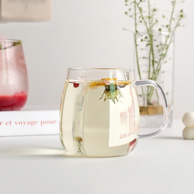 Heat-Resistant Glass Cup 500ml S024T Samahome Shop