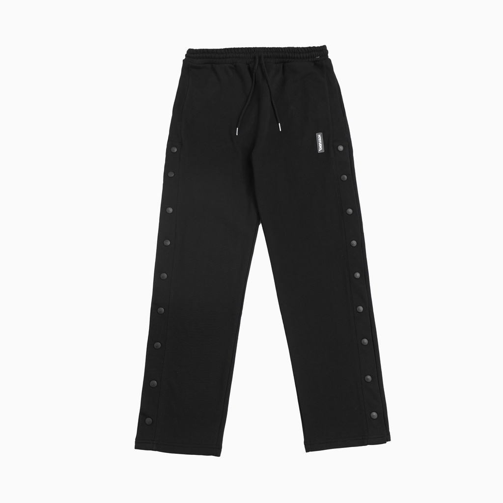 Quần Ống Rộng N7 Newseven BUTTON basic pants suông nam nữ form rộng Local Brand