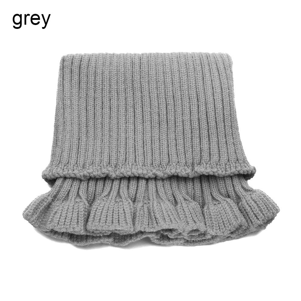 BETTERFORM Winter Women Detachable Windproof Scarf Warm Turtleneck Knitted Fake Collar
