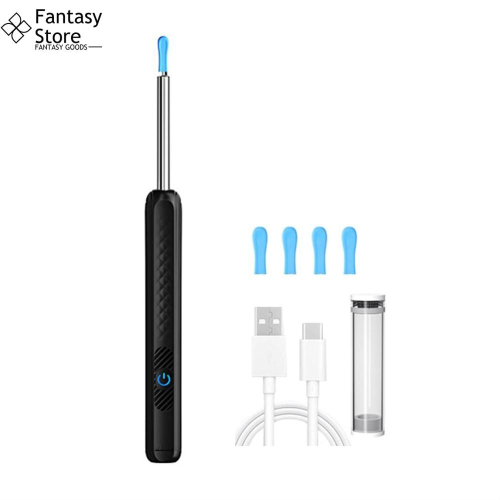 FG Intelligent High-definition Visual Wireless Ear Pick Rechargeable Luminous Ear Endoscope Ear Wax Removal Ear Cleaner Tool