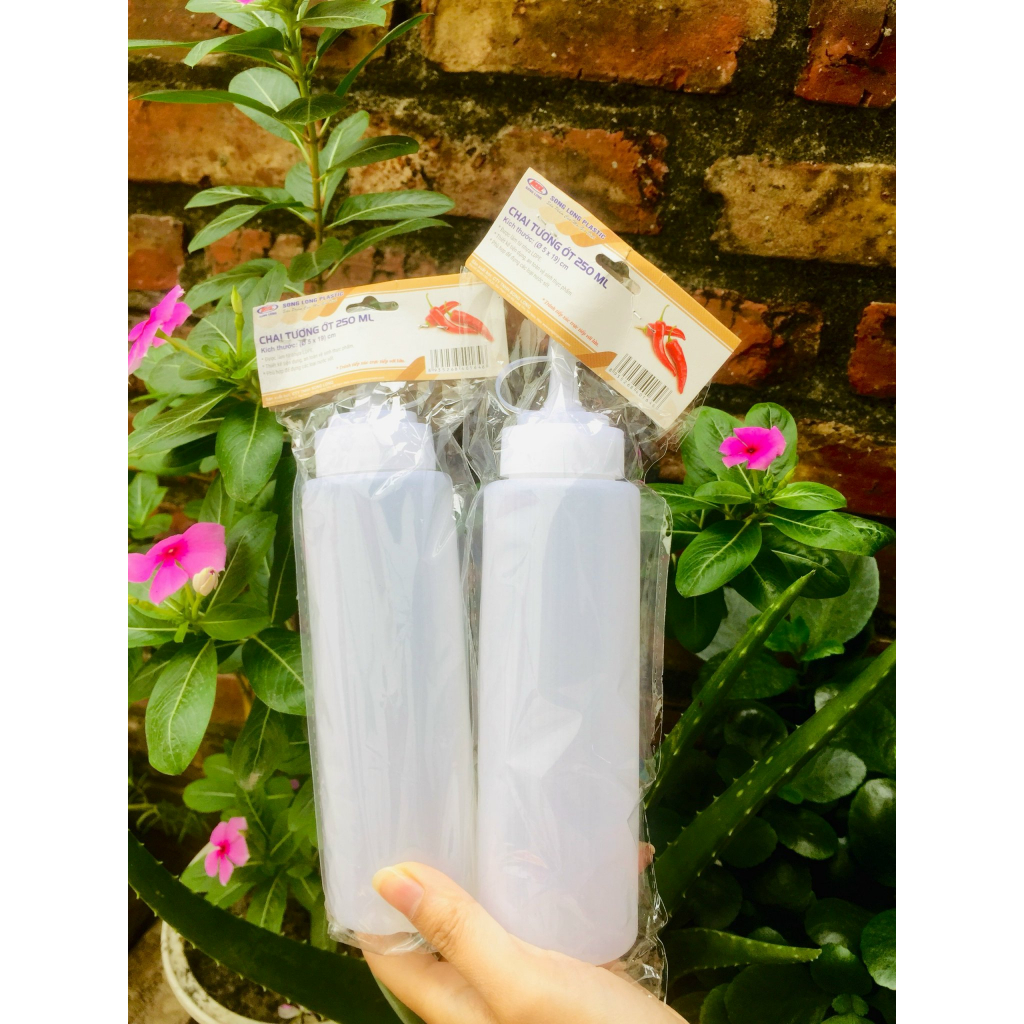 Chai đựng tương ớt, lọ đựng nước sốt 250ml, 500ml, 650ml