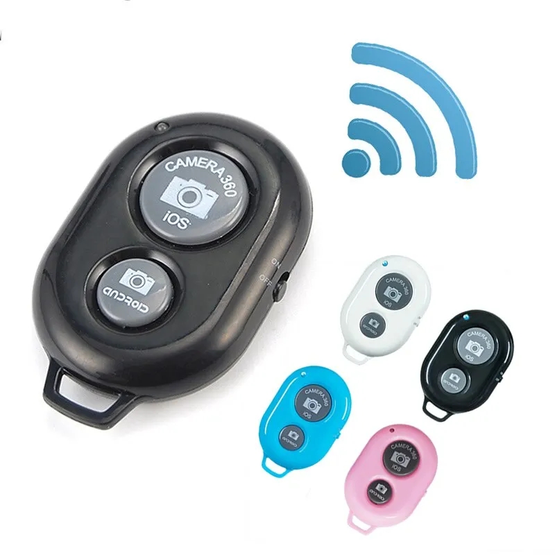 Bluetooth Wireless Shutter Release Rechargeable Remote Control Button Self-Timer Monopod Selfie Stick Phone Camera Controller for IOS Android