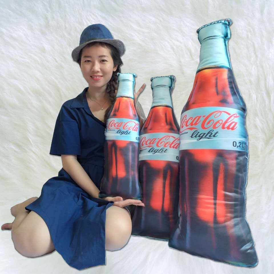 [HCM]Gối ôm 3D chai Coca