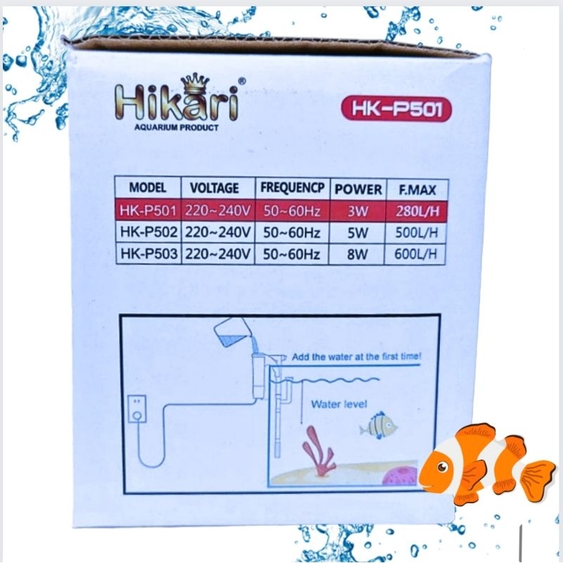 HIKARI HK P 501 Pompa Aquarium aquascape aquarium Hanging Filter