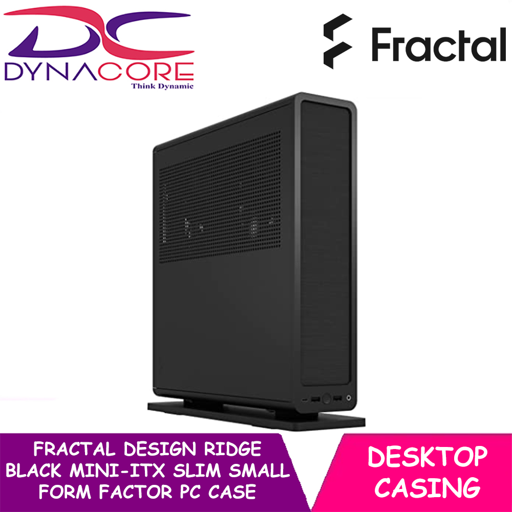 Fractal Design Ridge Mini-ITX Slim Small Form Factor Console PC