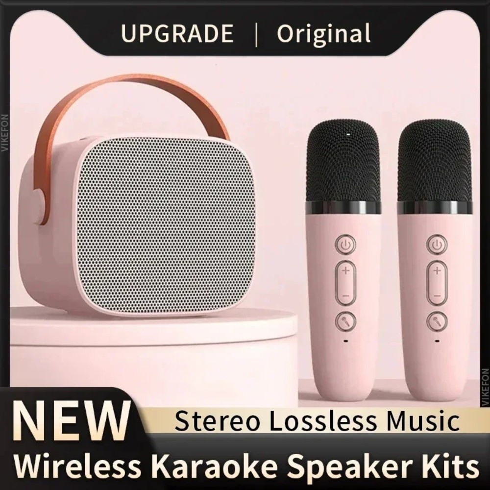 DSP%20System%20Speaker%20Portable%20Mini%20Bluetooth%20Speaker%20Stereo%20Surround%20Karaoke%20Machine%20Karaoke%20Speaker%20Subwoofer%20Singing%20Wireless%20Dual%20Microphones%20For%20Kid%20-%20Image%204