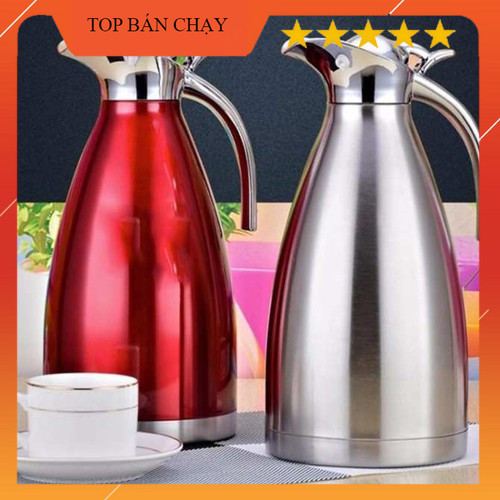 Bình giữ nhiệt inox cao cấp 2 lít - bình giữ nhiệt inox 304 thái lan 2 lít -Bình Giữ Nhiệt Nóng Lạnh Hình Mỏ Vịt Cao Cấp Ruột Inox-Bình đựng nước inox 2 lít giữ nhiệt thích hợp dùng cho gia đình, phòng khách, nhà hàng,