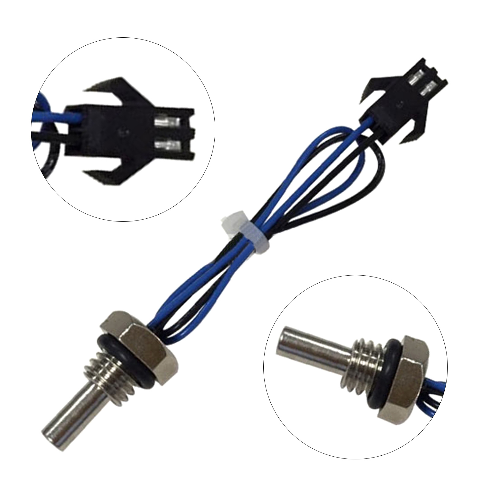 Waterproof NTC 50K Thermistor Accuracy Temperature Sensor For Ice Breaker, Oven