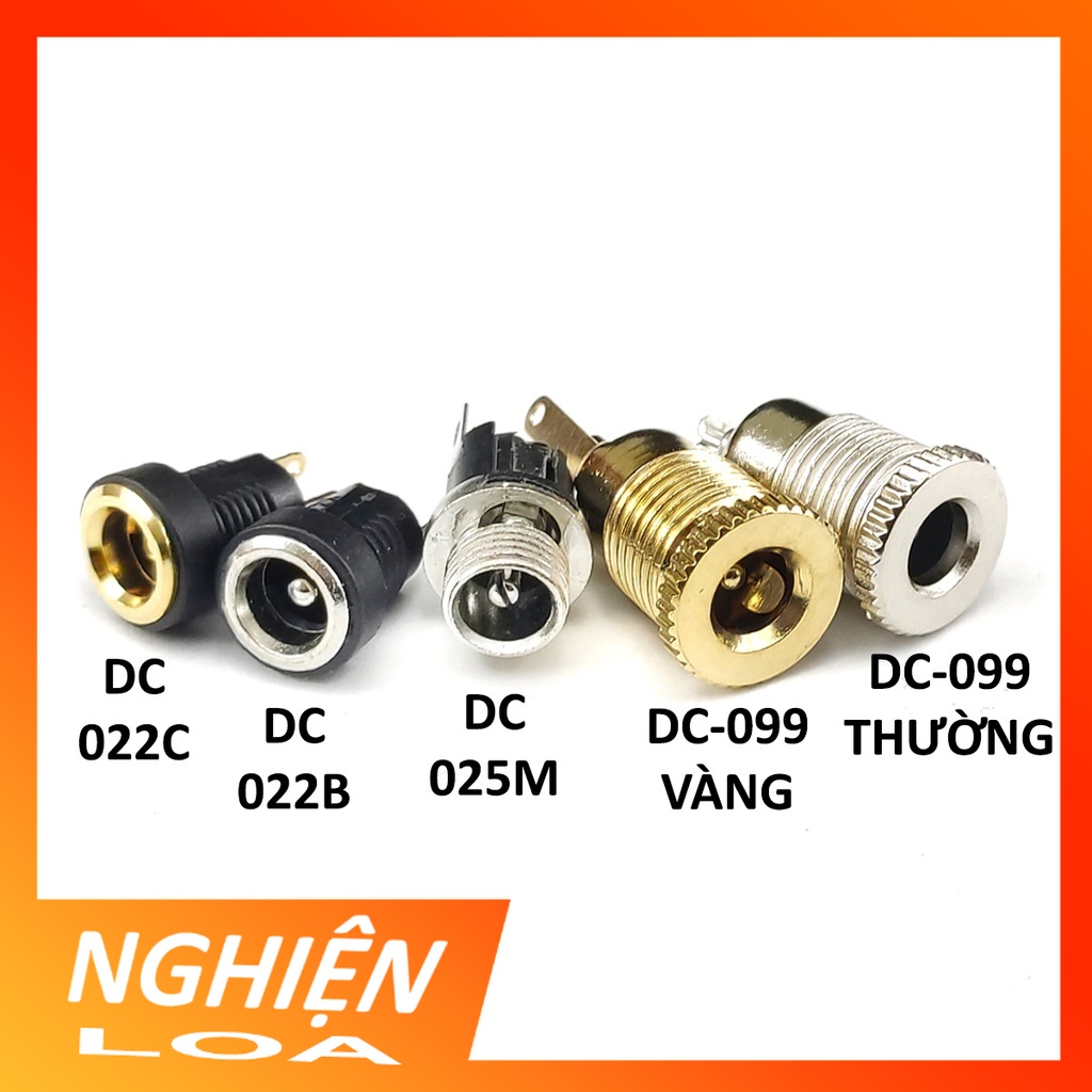 Jack nguồn DC 5.5x2.1mm các loại