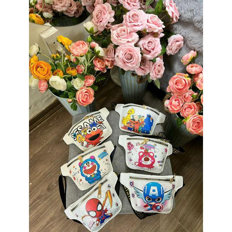 túi bao tử in hình dễ thương cho bé caboxin