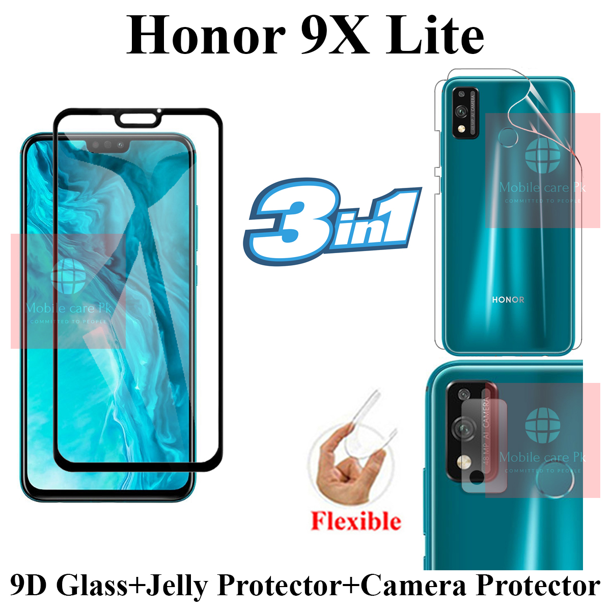 Honor%209X%20Lite%20Premium%20Black%20Tempered%20Glass%20Full%20Screen%20Back%20Camera%20Protector%20Hydrogel%20Film%20Clear%20-%20Image%202