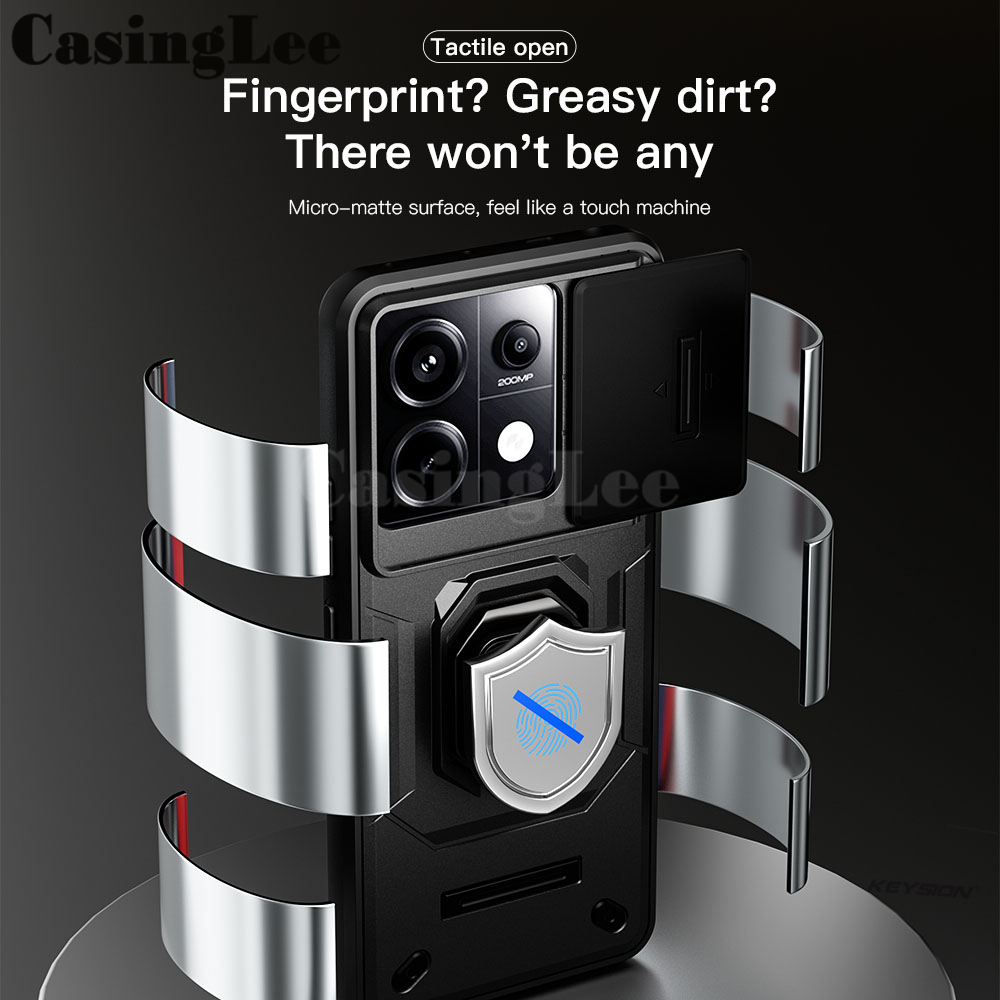 For Xiaomi Poco X6 NEO case Armor Ring Case Cover adsorb Car Holder Shockproof Camera Protection For Xiaomi Poco X6 NEO Back Cover Phone cases. 