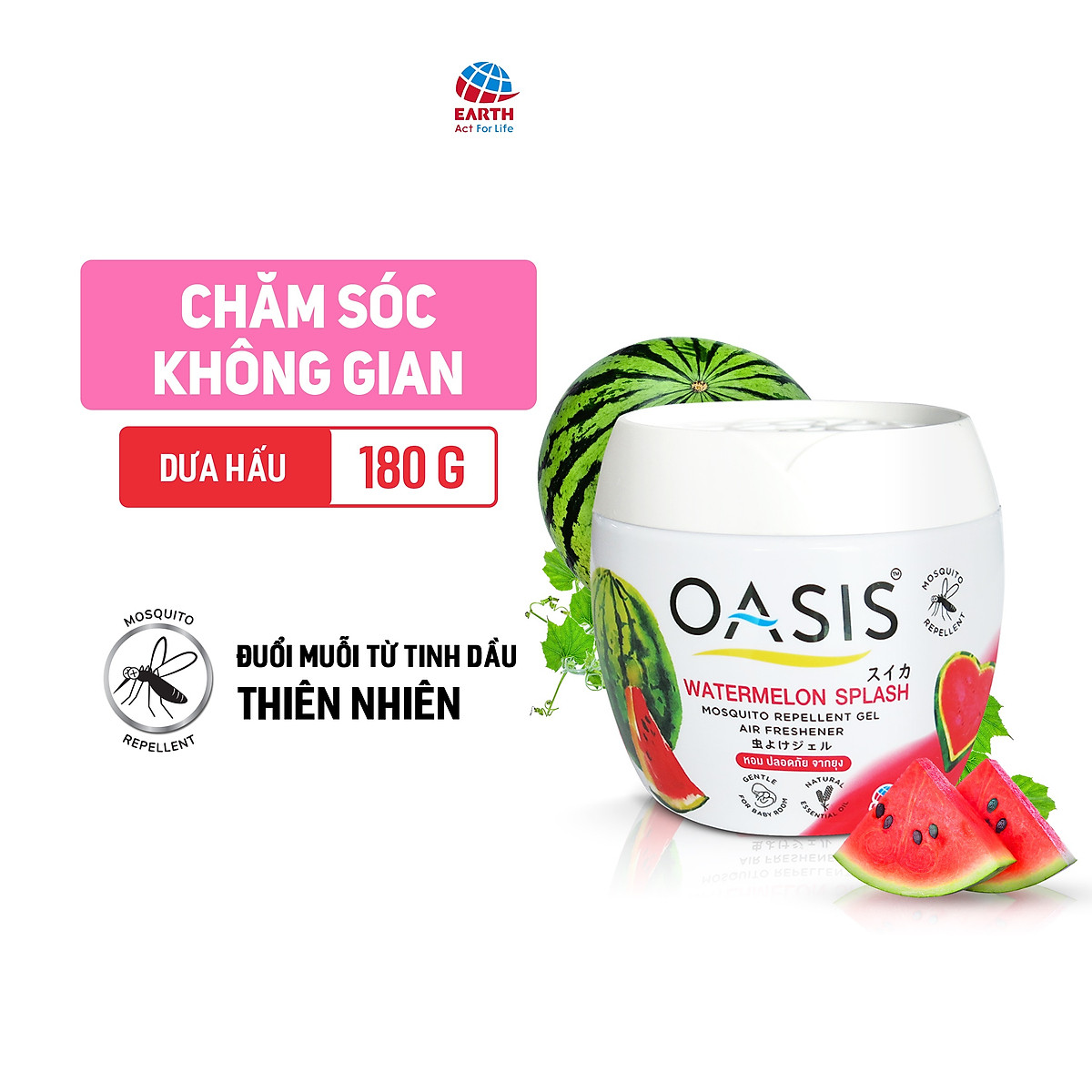 Sáp thơm phòng đuổi muỗi OASIS (Nhiều lựa chọn hương)