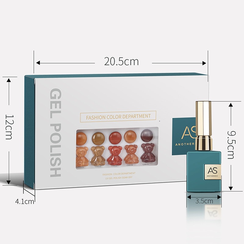 Set Sơn AS 5 Màu A9 Chai Xanh Cao Cấp - sinailmi