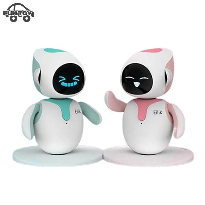 In Stock Immediate Delivery for Eilik Emo Robot Toy Smart Companion Pet  Robot Desktop Toy for Kids,Students Christmas Presents