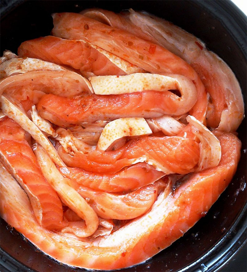 [ HỎA TỐC -HCM ]  Lườn cá hồi đóng khay 500gram