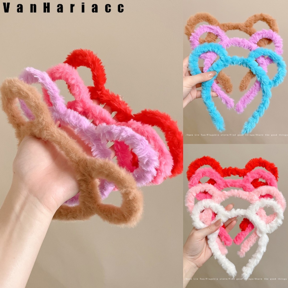 Cute Cat Ear Headband for Adults