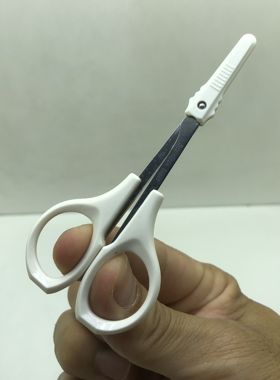 Kéo Cắt Mi Đầu Cong, Đầu Thẳng Tròn