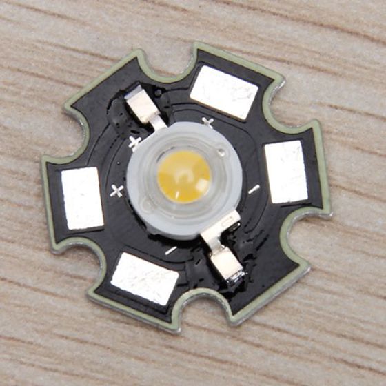 3W High Power Star LED Light Lamp Bulb (White)