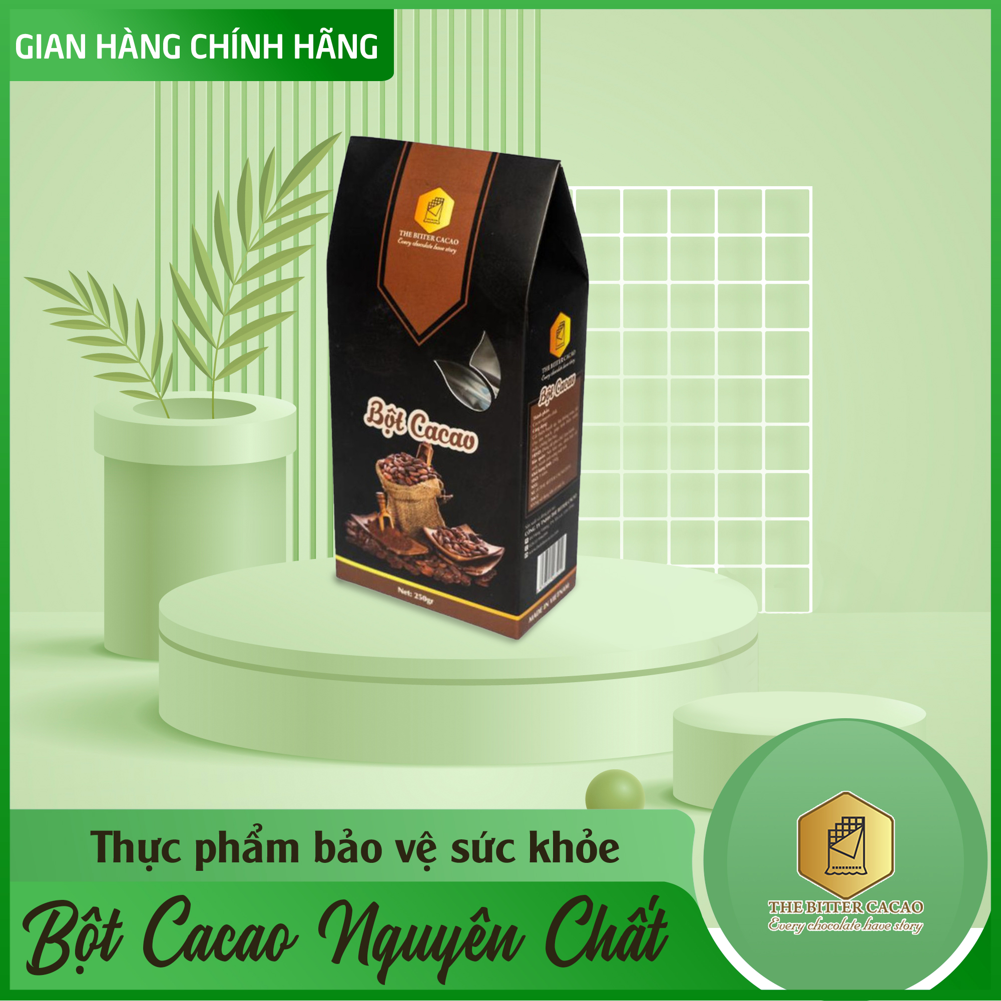 Bột cacao nguyên chất The Bitter Cacao